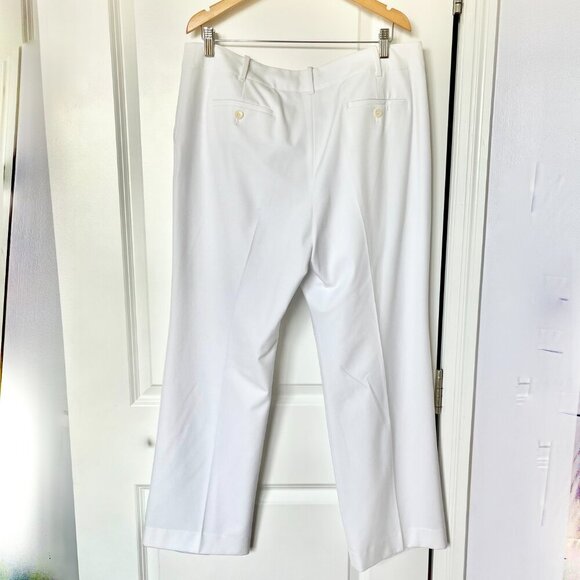 TALBOTS Pants  White HERITAGE  Straight Leg New w Tags Size 14 - Picture 5 of 14